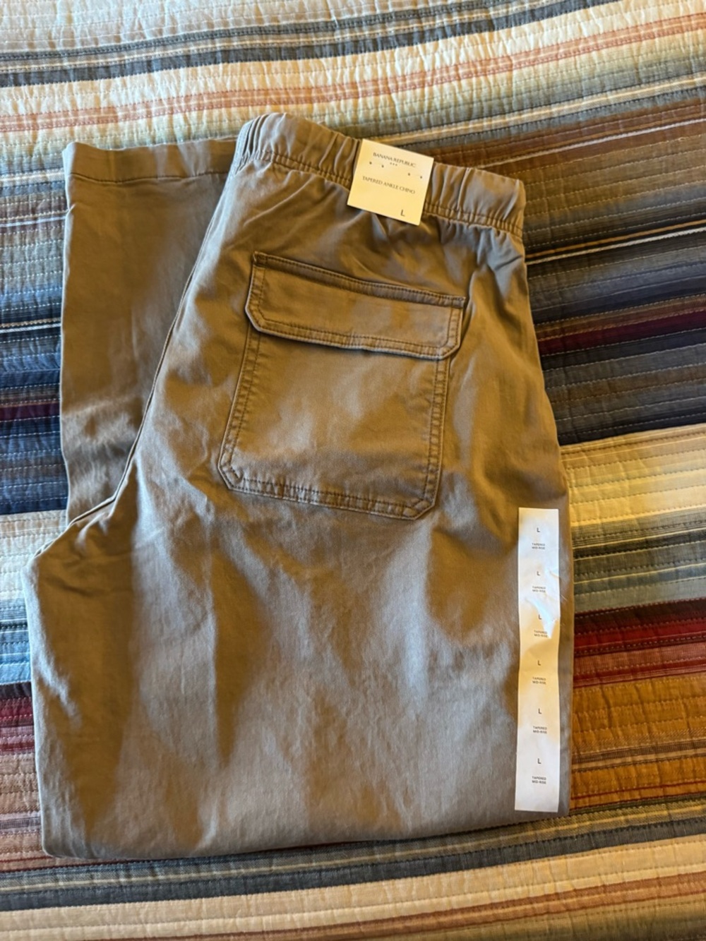 Banana Republic Women's Tan Tapered Chino Pants